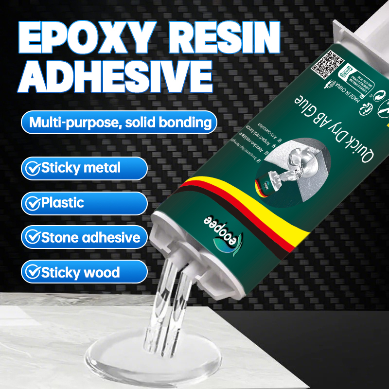 Woodworking Resin - エポキシ樹脂AB接着剤 強力接着 透明接着剤 高粘度 防水 金属、陶磁器、電子部品の補修