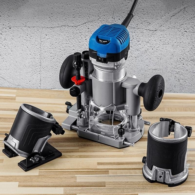 コンパクトルーター用プランジベース、トップセール、トリマーマ - Woodworking Machinery For Sale のレビューと価格