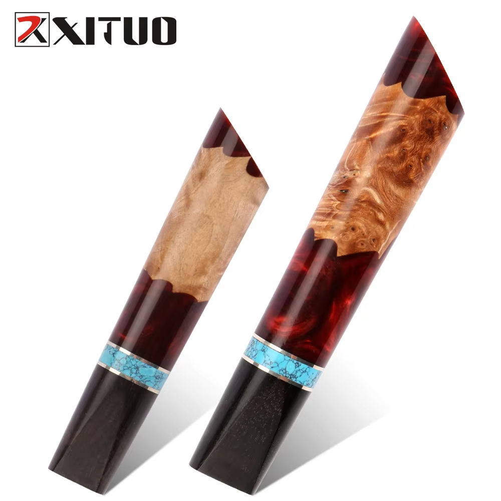 日本の精巧な安定化木材樹脂ハンドル、ハート型ナイフハンドル、 - Woodworking Resin のレビューと価格