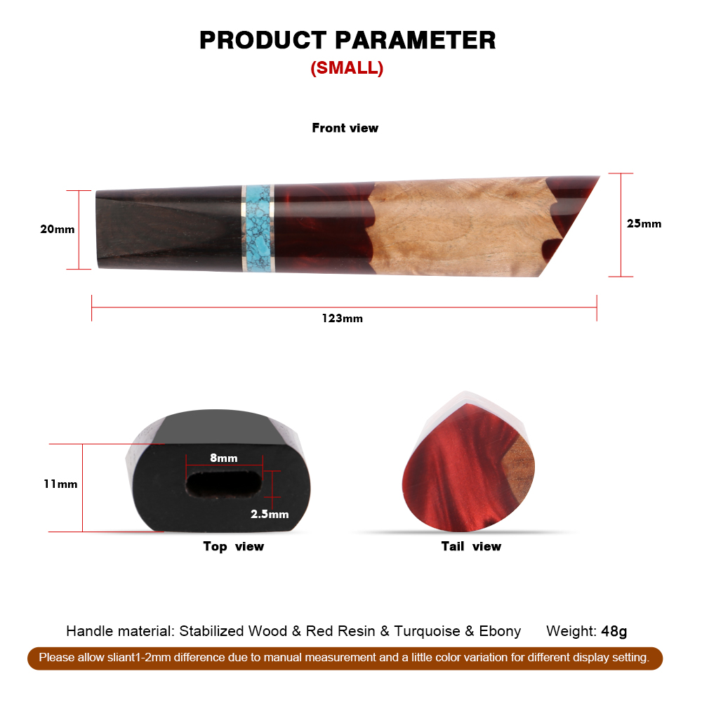 日本の精巧な安定化木材樹脂ハンドル、ハート型ナイフハンドル、 - Woodworking Resin のレビューと価格