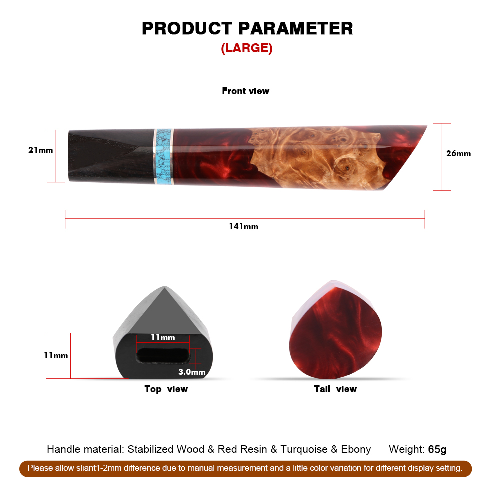 日本の精巧な安定化木材樹脂ハンドル、ハート型ナイフハンドル、 - Woodworking Resin のレビューと価格