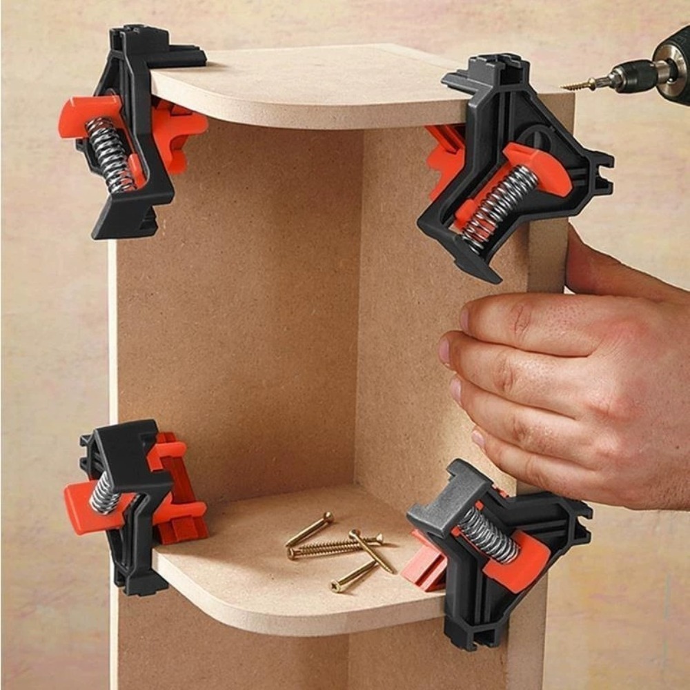 4個 90 °   直角クランプ固定クリップ額縁コーナークラ - Woodworking Workshop のレビューと価格
