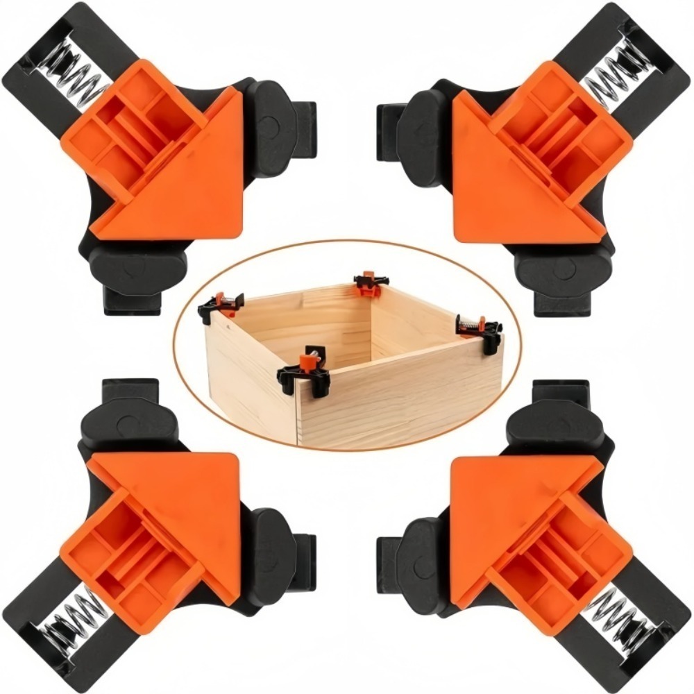 4個 90 °   直角クランプ固定クリップ額縁コーナークラ - Woodworking Workshop のレビューと価格