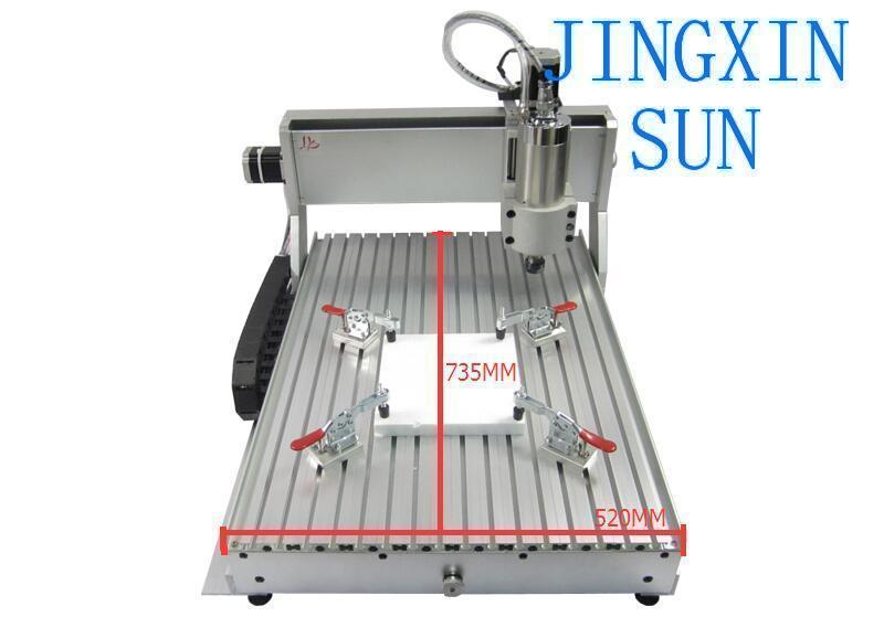 4軸CNC 6040 VFD CNCルーターDIY彫刻切削金 - Woodworking Machinery For Sale のレビューと価格