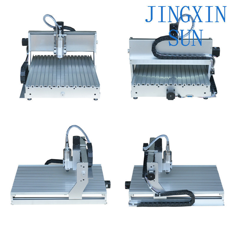 4軸CNC 6040 VFD CNCルーターDIY彫刻切削金 - Woodworking Machinery For Sale のレビューと価格