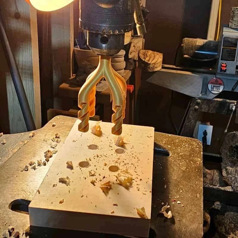 プラスチック製の四つ穴ドリルビット。面白いジョークグッズ、電 - Woodworking Jokes のレビューと価格