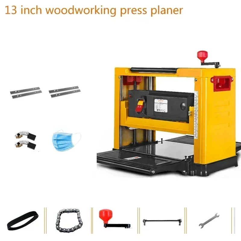 2000W 13インチ電動木材厚削り盤多機能ポータブル木工プ - Woodworking Machinery For Sale のレビューと価格