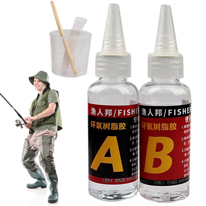 釣り竿用接着剤,防水,透明,多目的,30 mlボトル,樹脂 - Woodworking Resin のレビューと価格