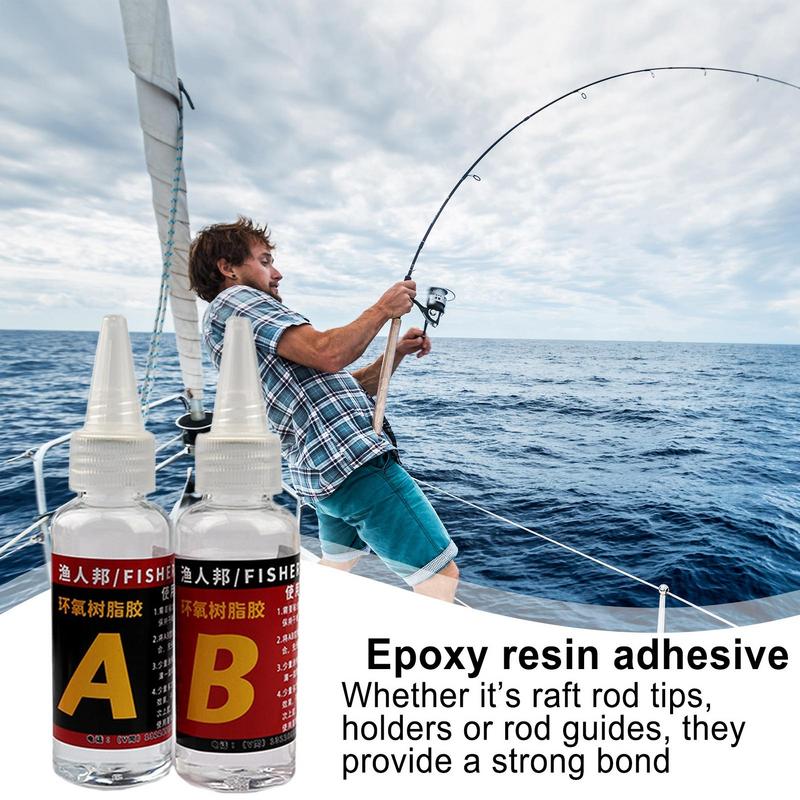 釣り竿用接着剤,防水,透明,多目的,30 mlボトル,樹脂 - Woodworking Resin のレビューと価格