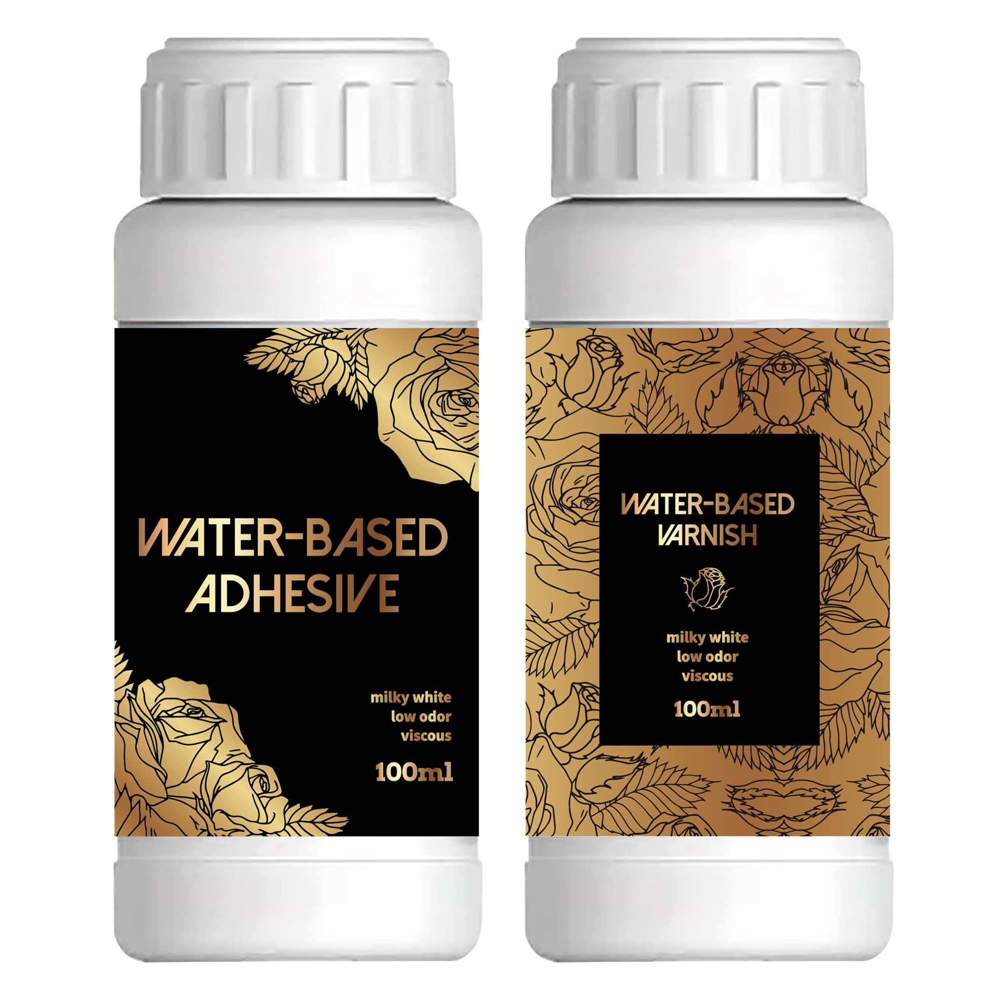 100ML/200ML 金箔接着剤キット - 工芸品、絵画、 - Woodworking Resin のレビューと価格