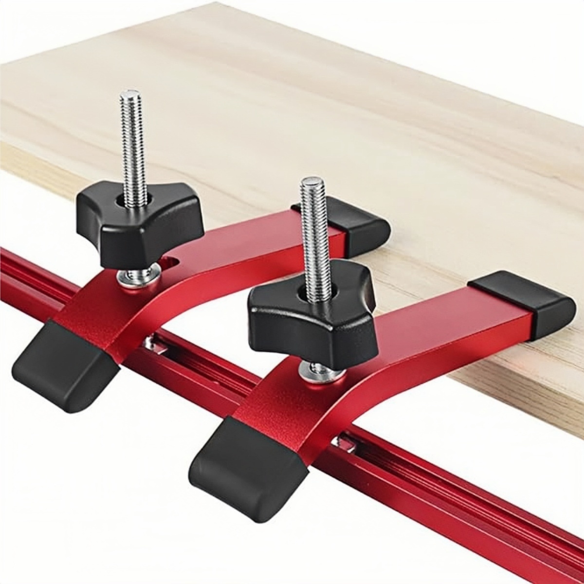 1/2 個の速効性ホールドダウンクランプアルミプレスプレート - Woodworking Workshop のレビューと価格