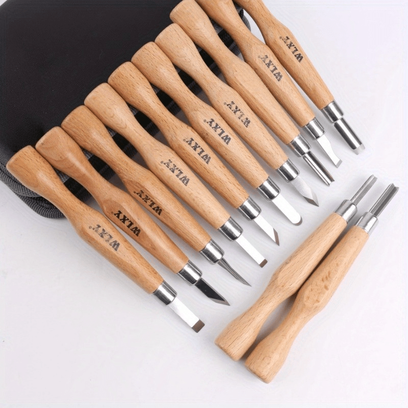 木工職人による詳細な彫刻用に設計された、砥石を含むプロ仕様の - Wood Chisel Set のレビューと価格