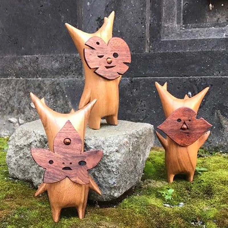 家を飾るための木のコロク像、ゲーム愛好家のための手工芸品、ゼ - Woodworking Resin のレビューと価格