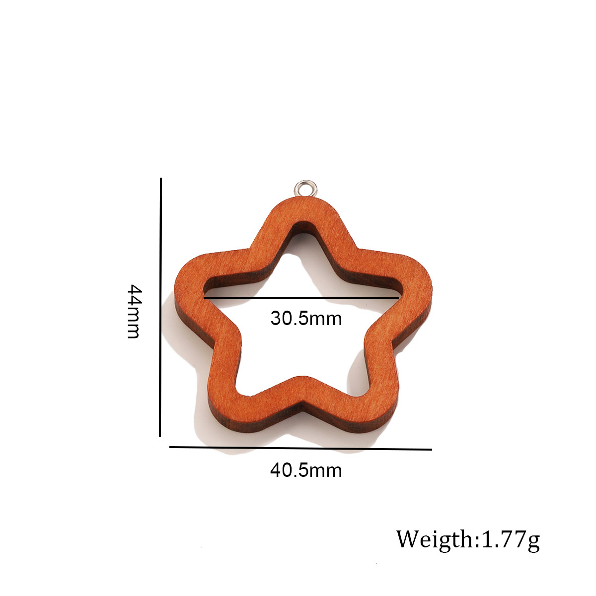 10 個の三角形長方形木製幾何学チャームイヤリングブレスレッ - Woodworking Resin のレビューと価格