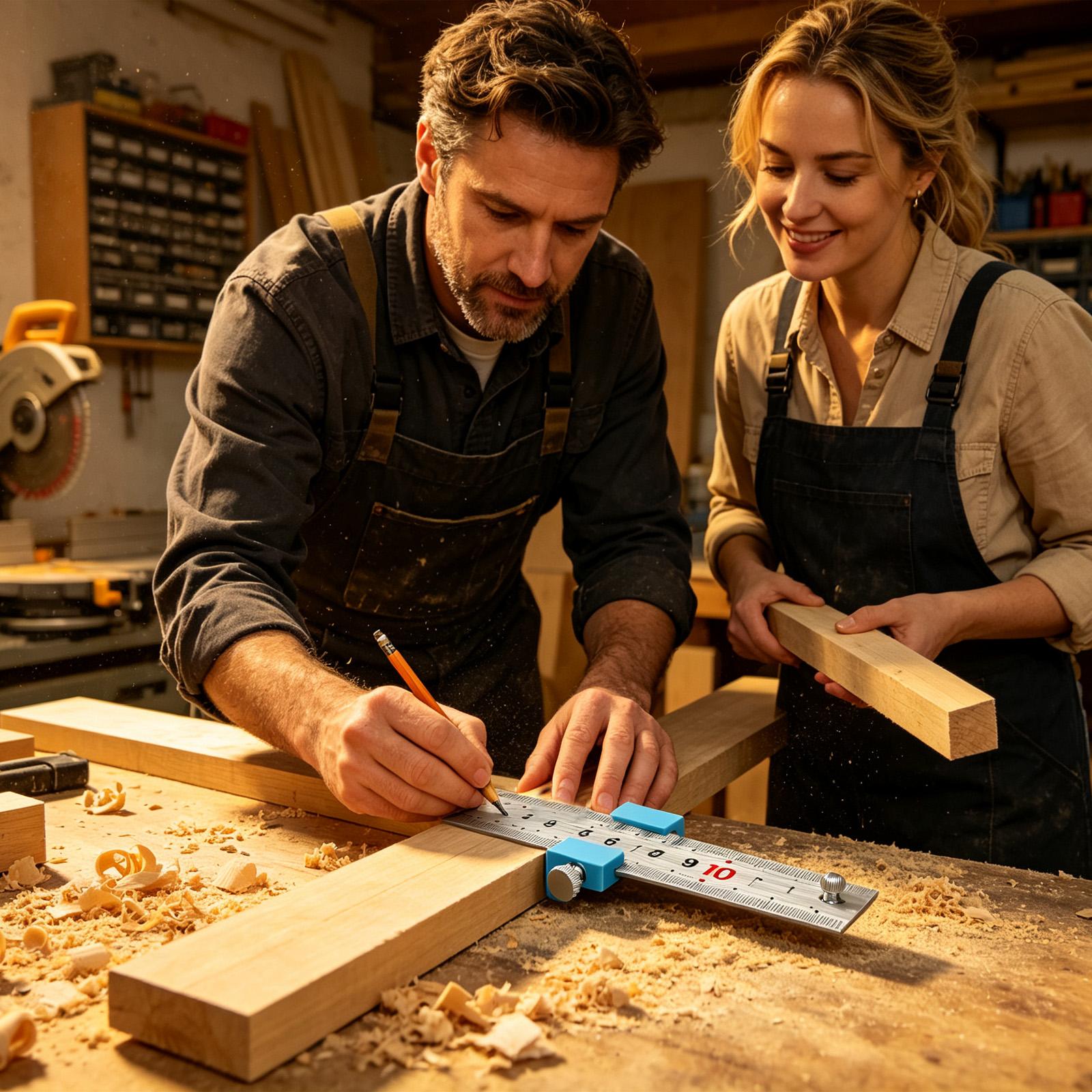 大工道具 大工定規 測定用スクライビングポジショニングブロッ - Woodworking Workshop のレビューと価格