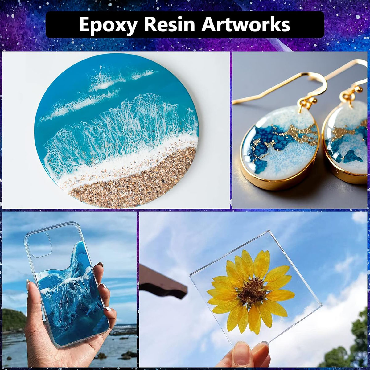 1000mlクリスタルクリアエポキシ樹脂キット 黄変なし 気 - Woodworking Resin のレビューと価格