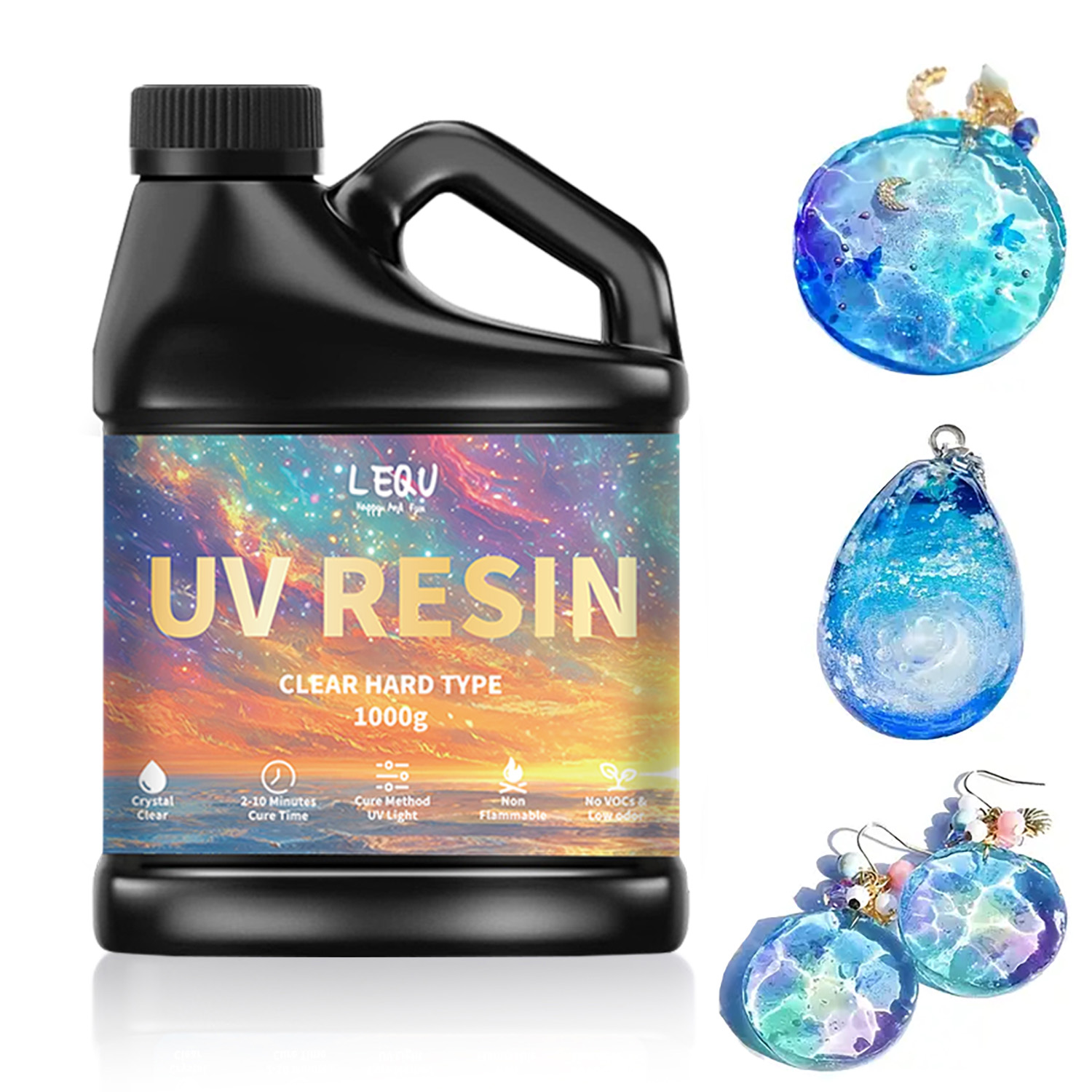 100/200/500/1000 グラム UV エポキシ樹脂 - Woodworking Resin のレビューと価格